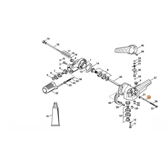 STIHL  Kołek oporowy 4230 711 9200